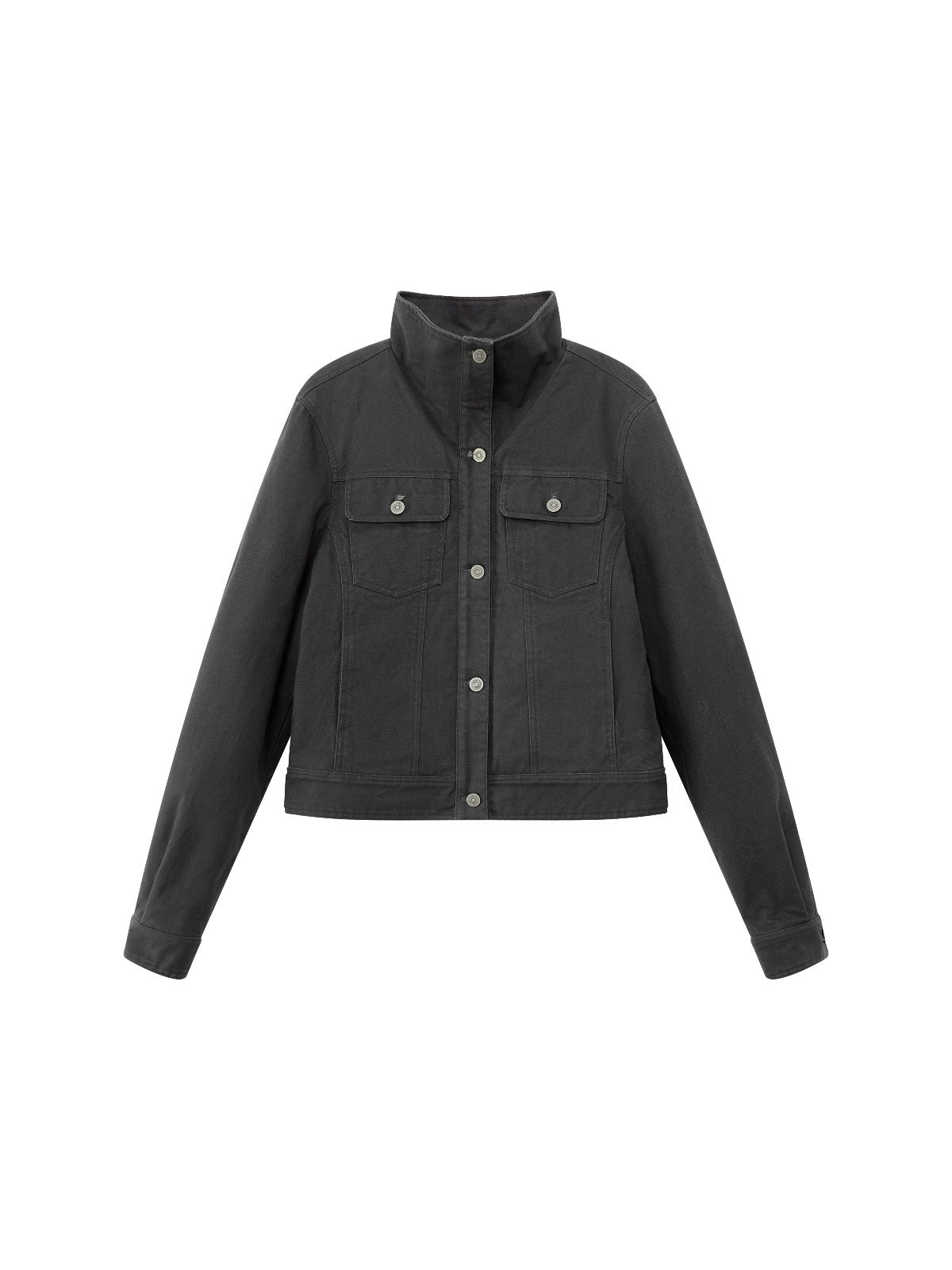 Vintage Quilted Utility Cropped Jacket