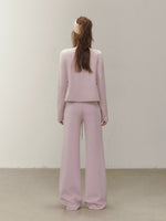 Layered Hoodie Cardigan & Pants Set