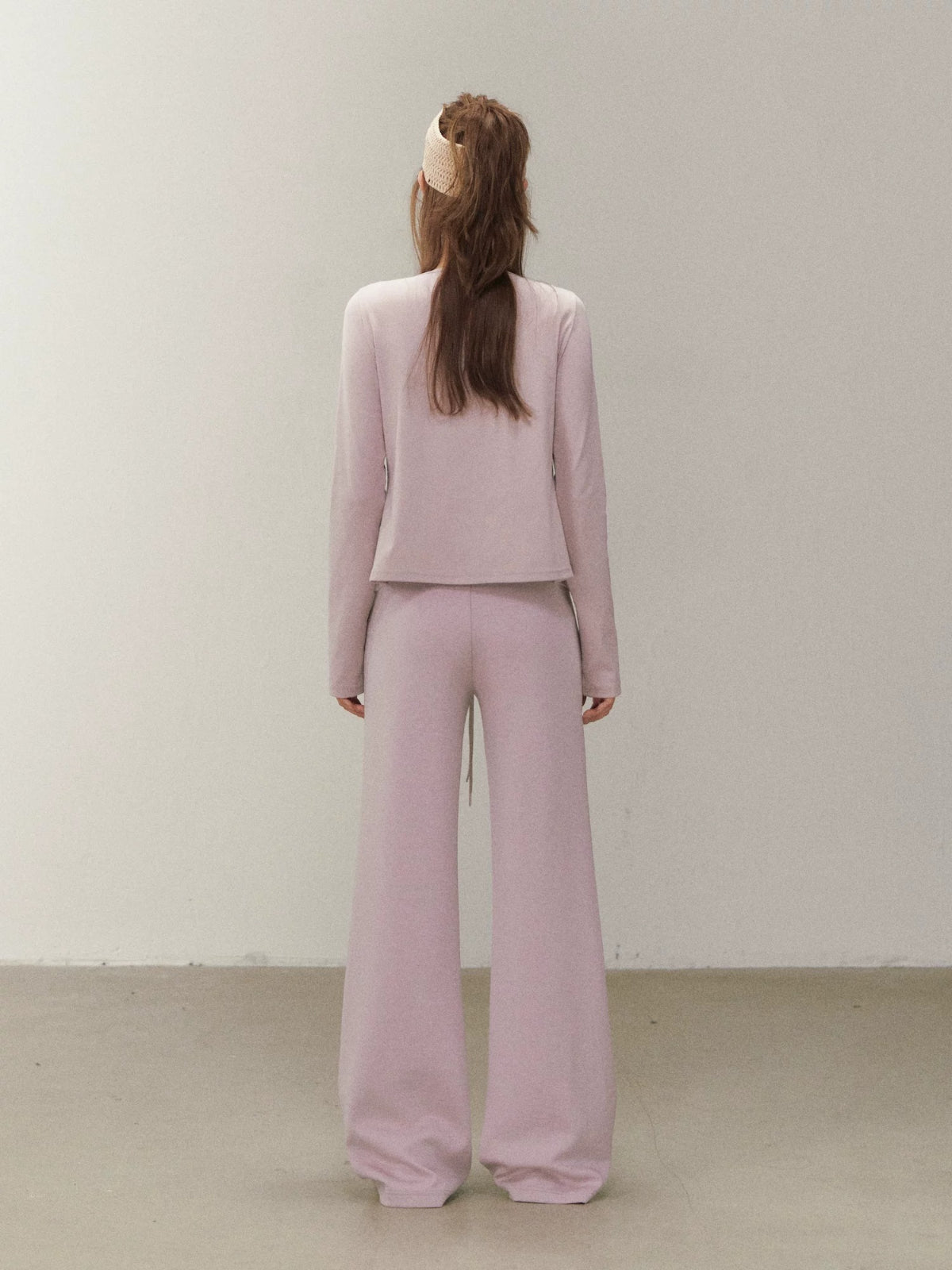 Layered Hoodie Cardigan &amp; Pants Set