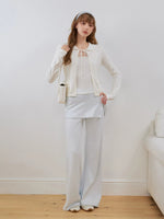 Flower Lace Knit Cardigan Sweater