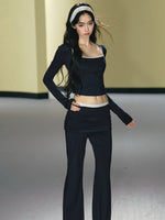 Yoga Tie Cardigan Three Piece Set