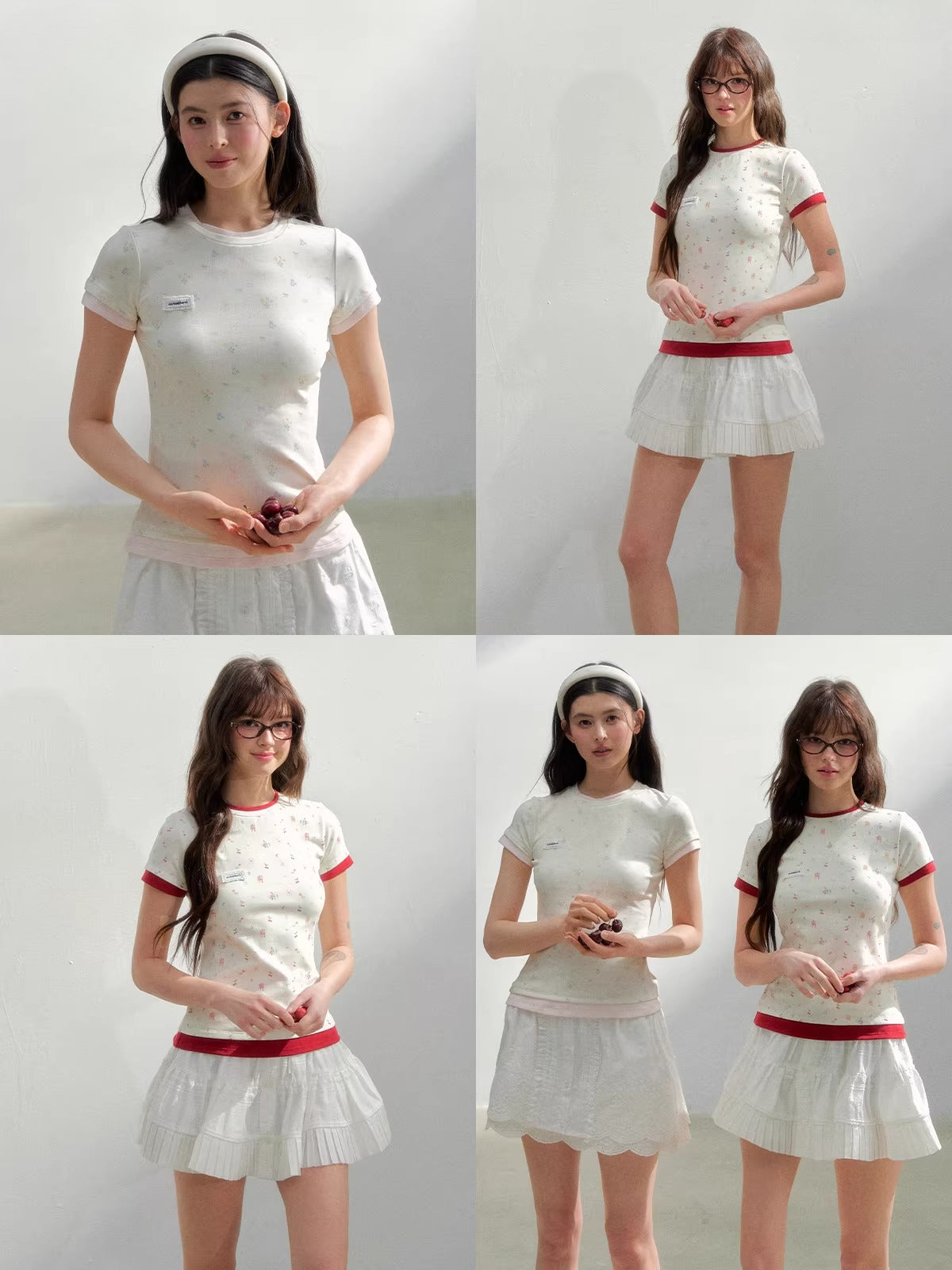 Contrast Slim Tee
