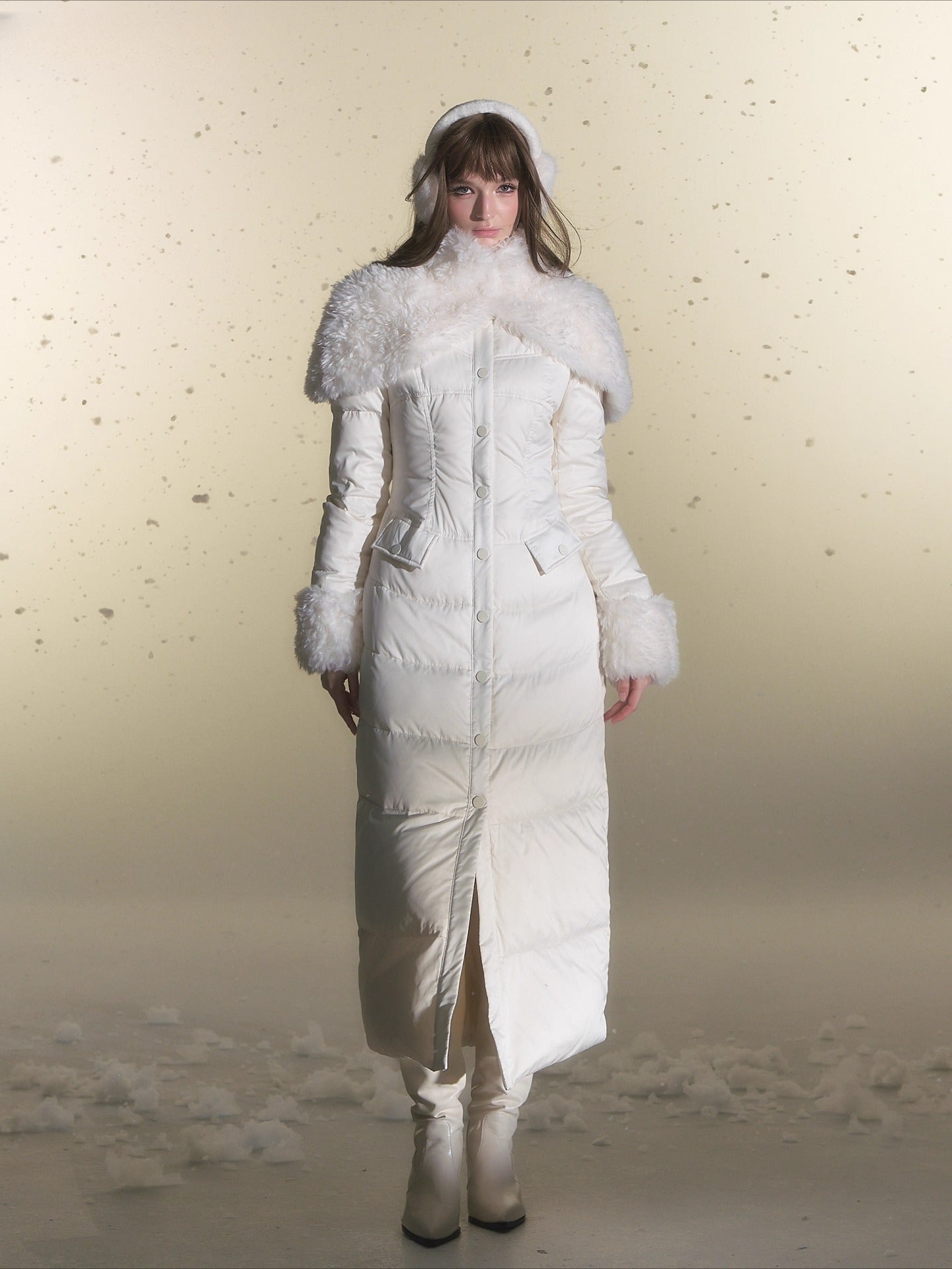 Cloak Style Eco-Friendly Fur Shawl