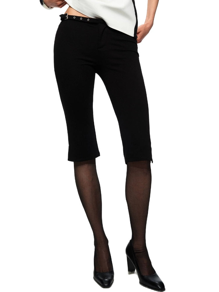 Split Capri Pants