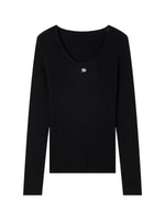 Cashmere U-Neck Sweater
