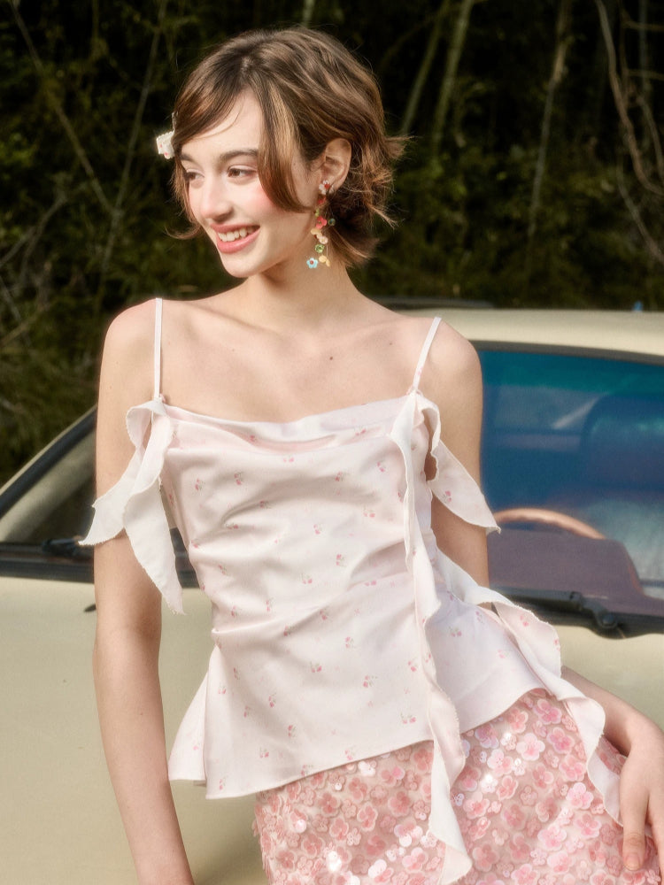 Baby Pink Satin Set
