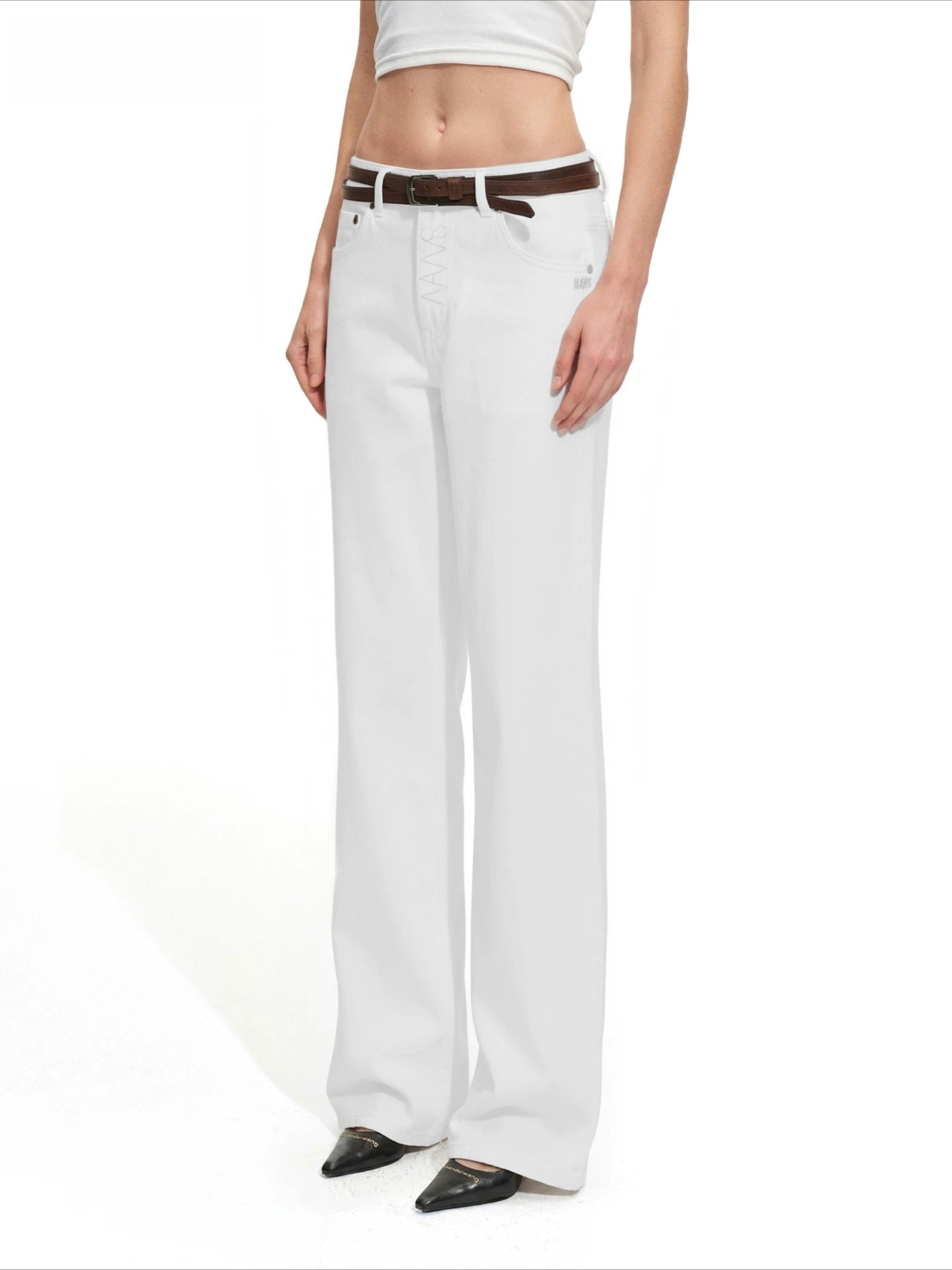 +5CM N4 Proportion Straight Jeans