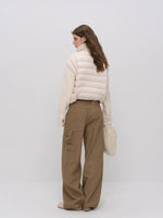 Detachable Sleeve Down Puffer Jacket
