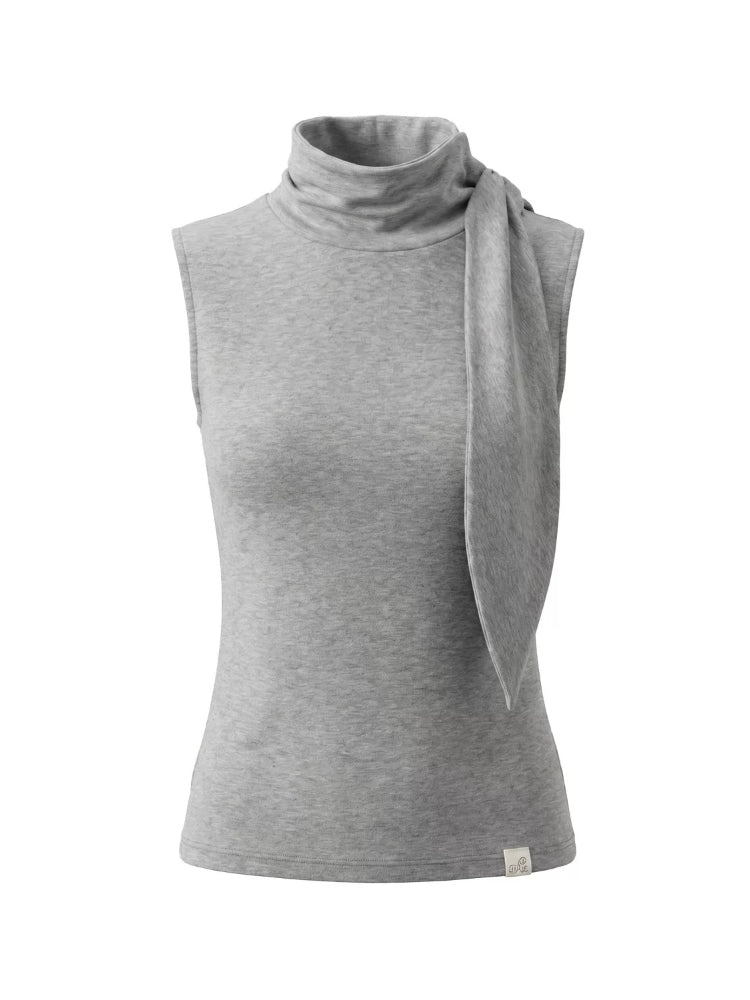 Draped Tie Top Skirt Set
