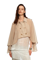 Chiffon Cape Jacket