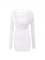Drape Knit Dress Set