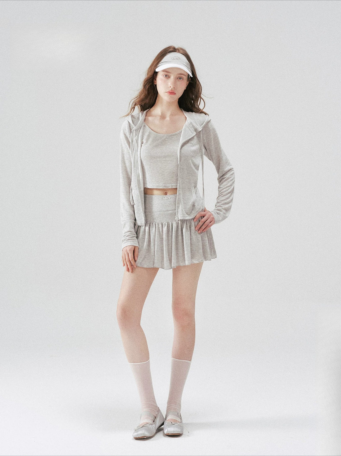 Lyocell Hooded &amp; Skirt Set