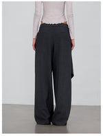 Twisted Wide Leg Trousers