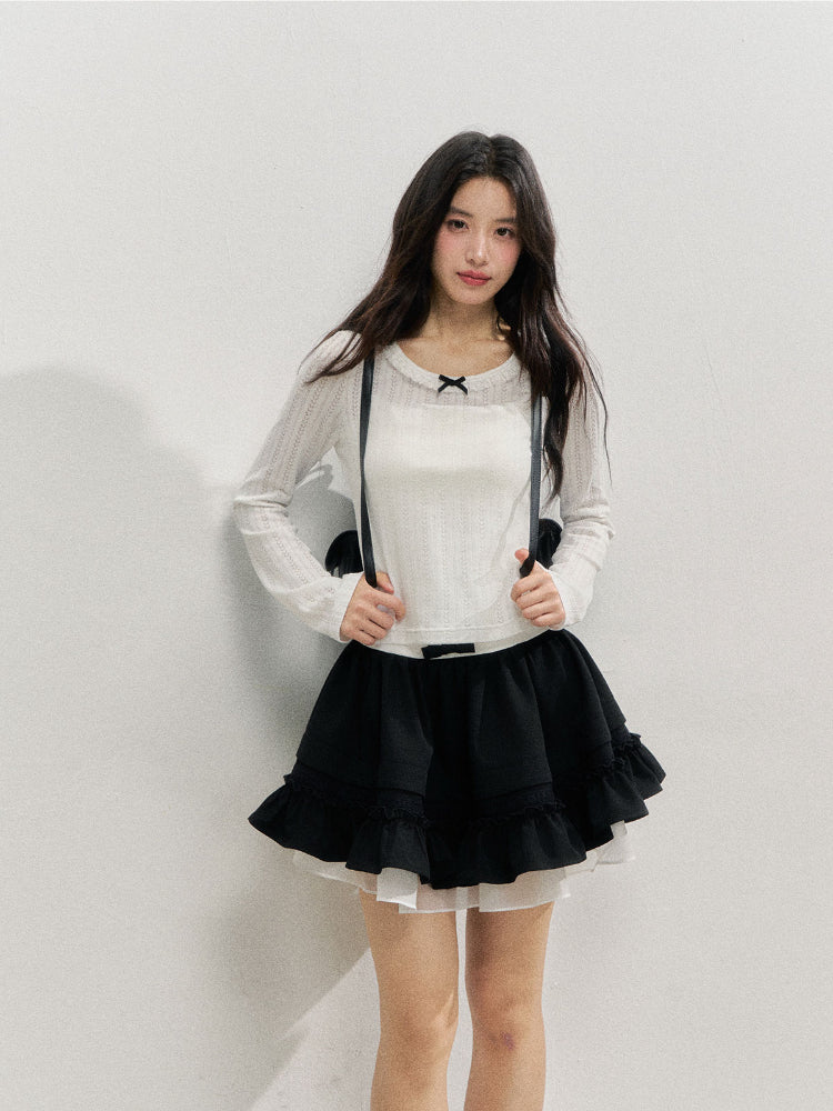Textured Long-sleeve T-shirt Base Layer