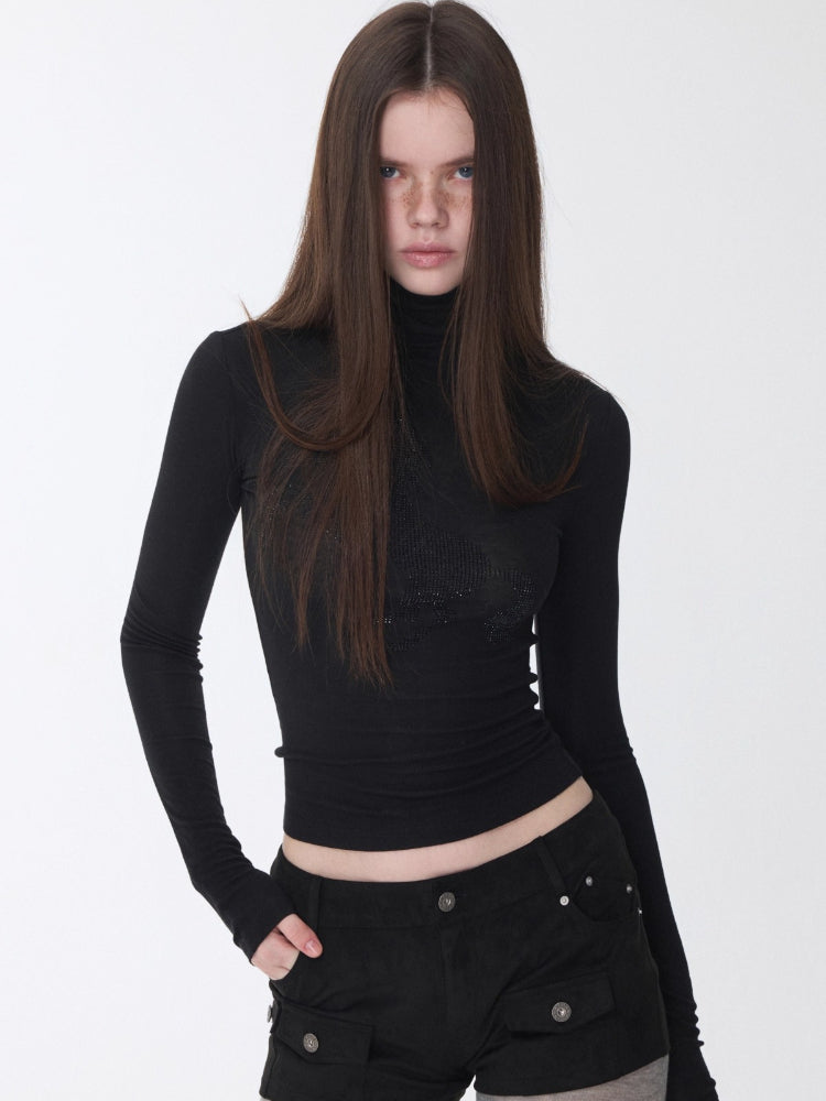 Suede Studded Cargo Shorts