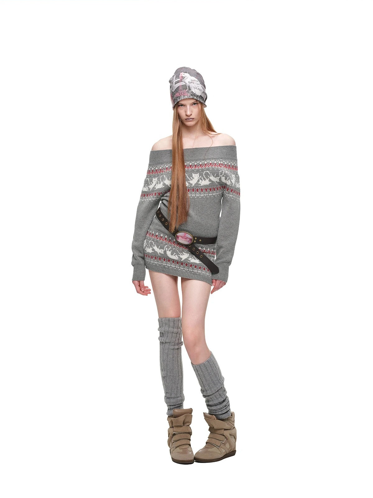 Slouchy Ribbed Knit Leg Warmers