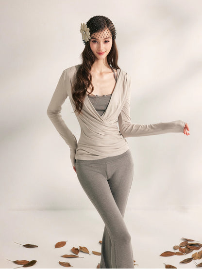 Lazy Weekend Beaded Tank Top &amp; Yoga Pants Set