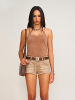 Vintage Chinese Ink Camouflage Sports Camisole