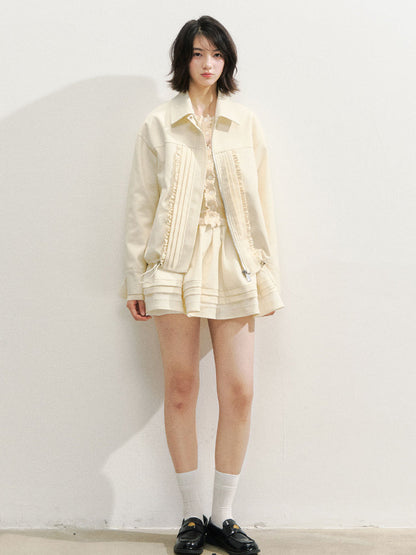 Versatile Pleated Puff Skirt