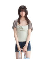 Twist Halter Top Set