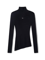 Megan Wool Turtleneck Blouse