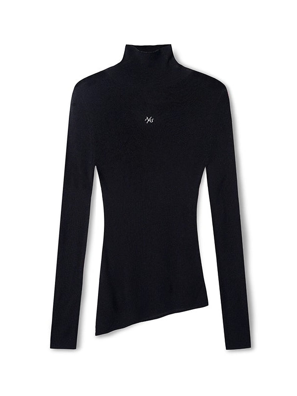 Megan Wool Turtleneck Blouse