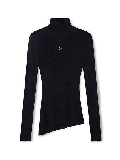 Megan Wool Turtleneck Blouse