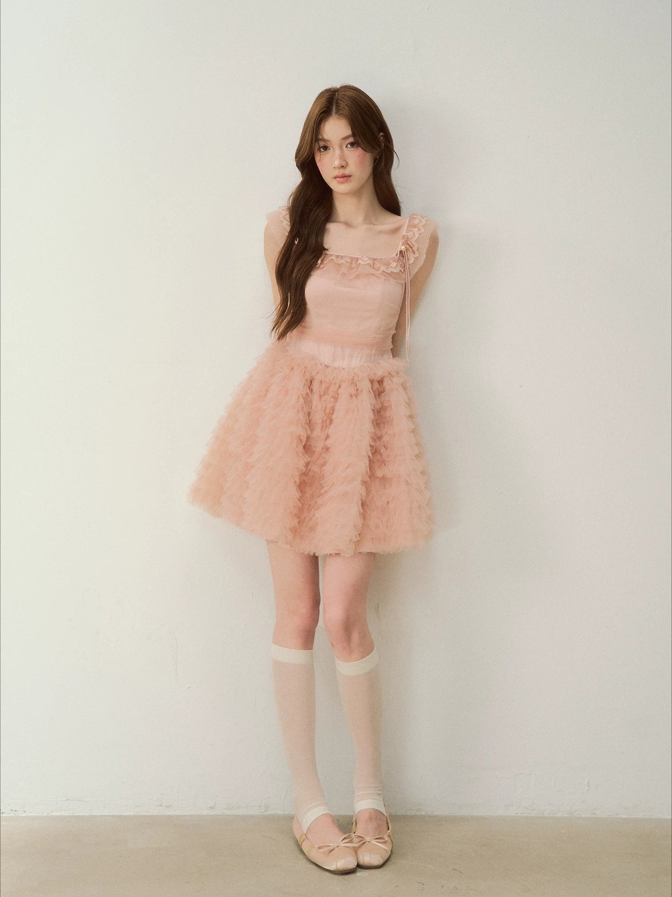 Puff Sleeve Tulle Dress