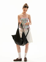 Floral Scarf Cami Crop Top