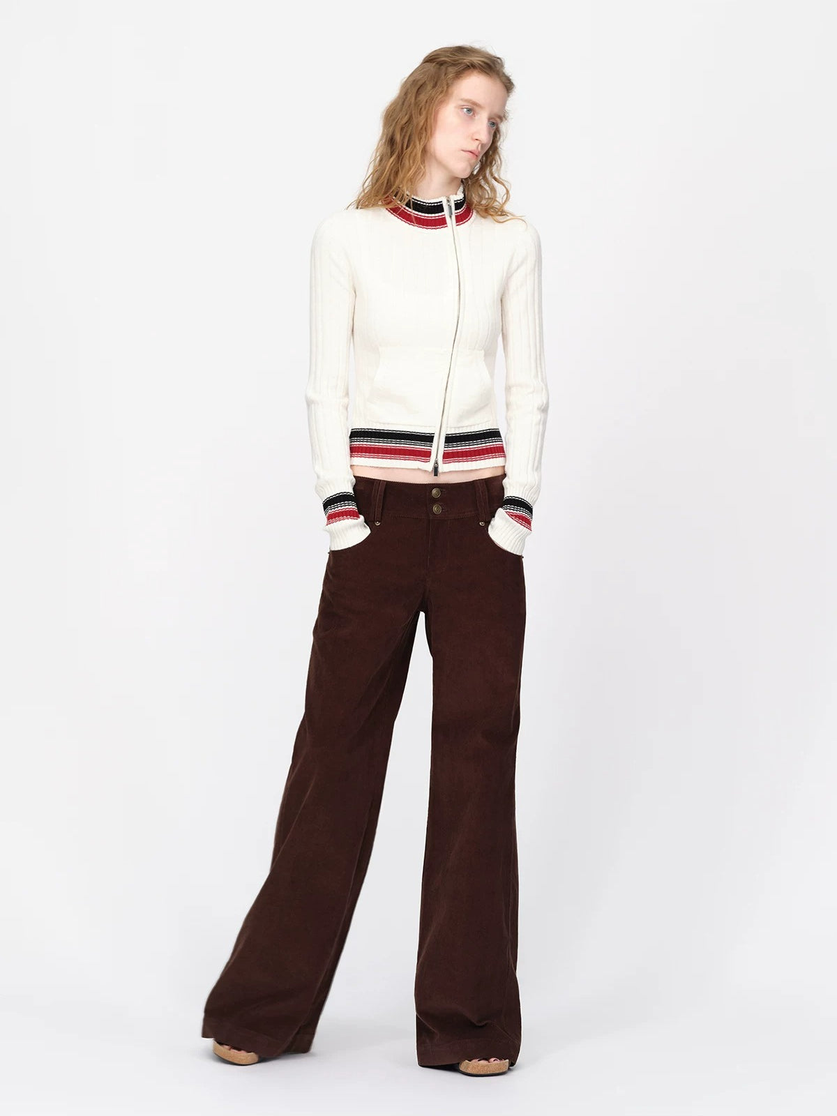 British Vintage Wool Knit Cardigan