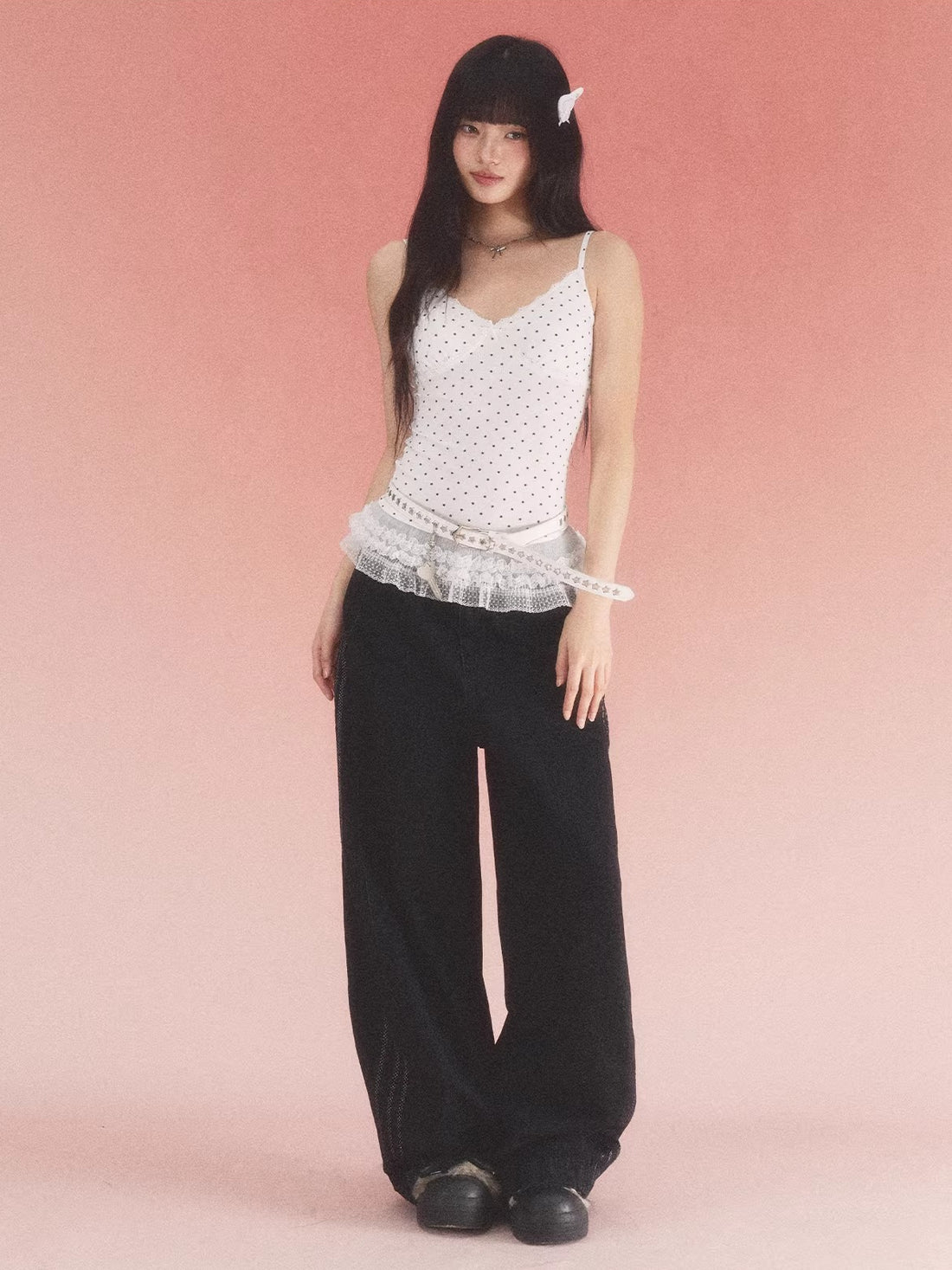 White Star Lace Camisole