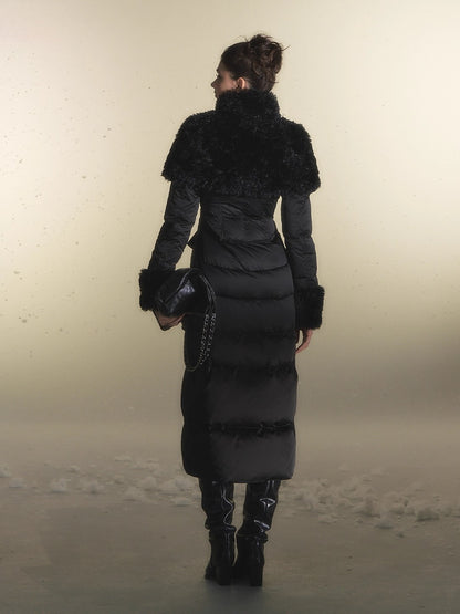 Cloak Style Eco-Friendly Fur Shawl