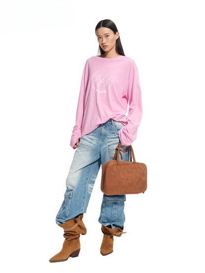 Vintage Washed Casual Loose T-Shirt