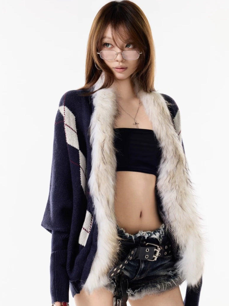 Diamond Knit Cardigan