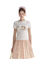 Embroidered Graphic T-shirt