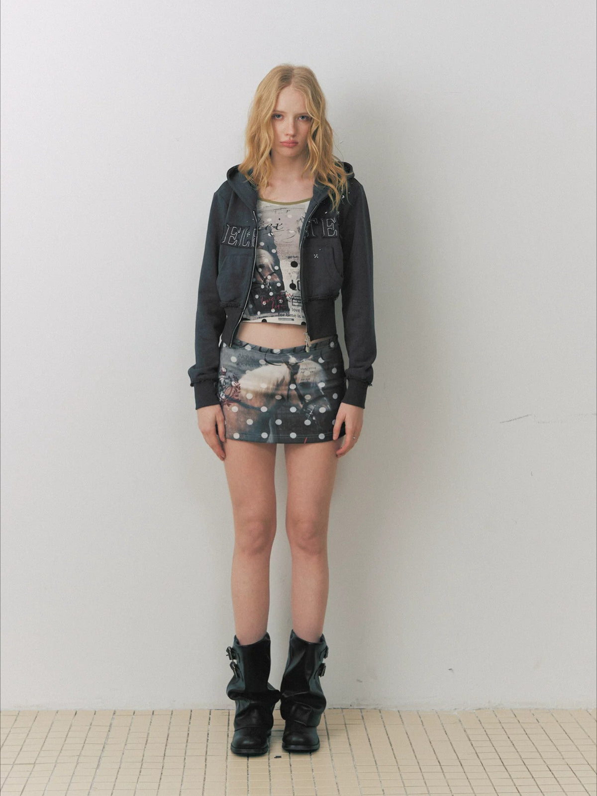Pony Dot Mini Skirt