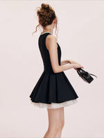 Rhinestone Bow Dress