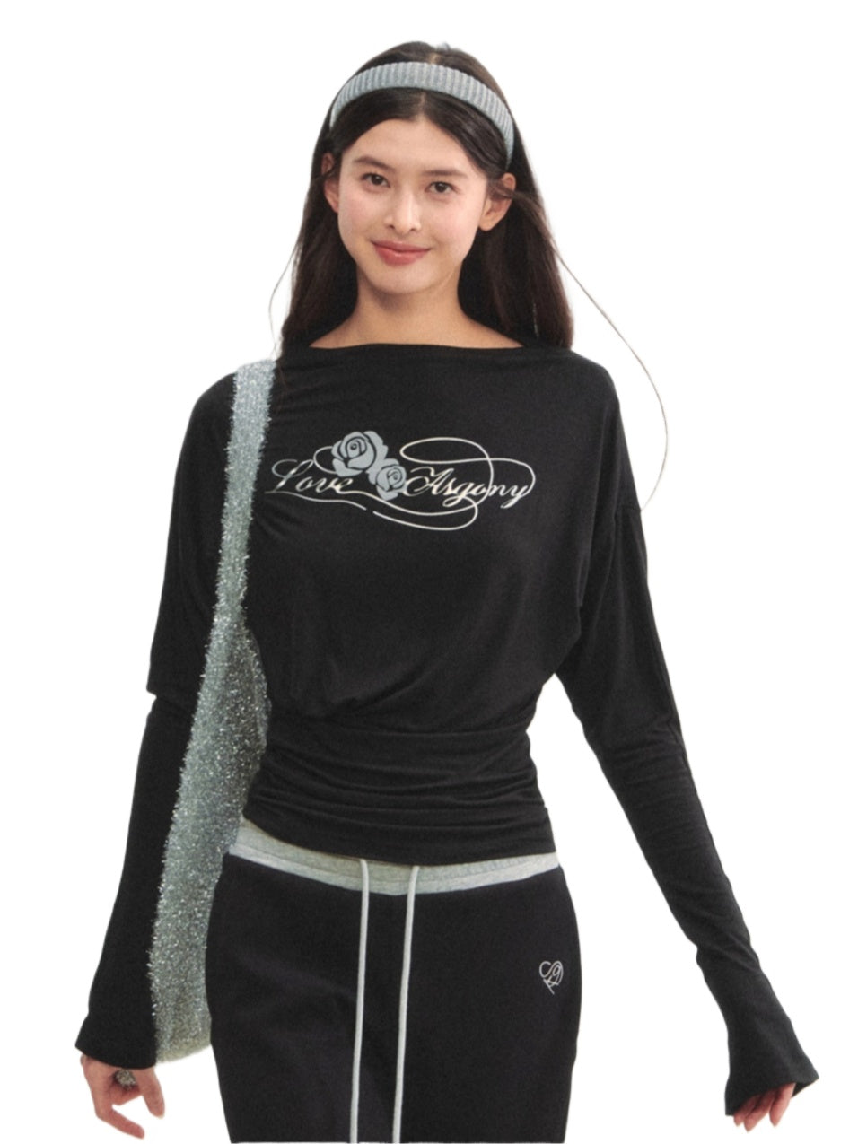 Floral Ruched Sun-Protective T-shirt