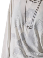 Off-Shoulder Print Tee
