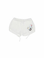 Badge-Embellished U-Trim Printed Sport Sweat Shorts