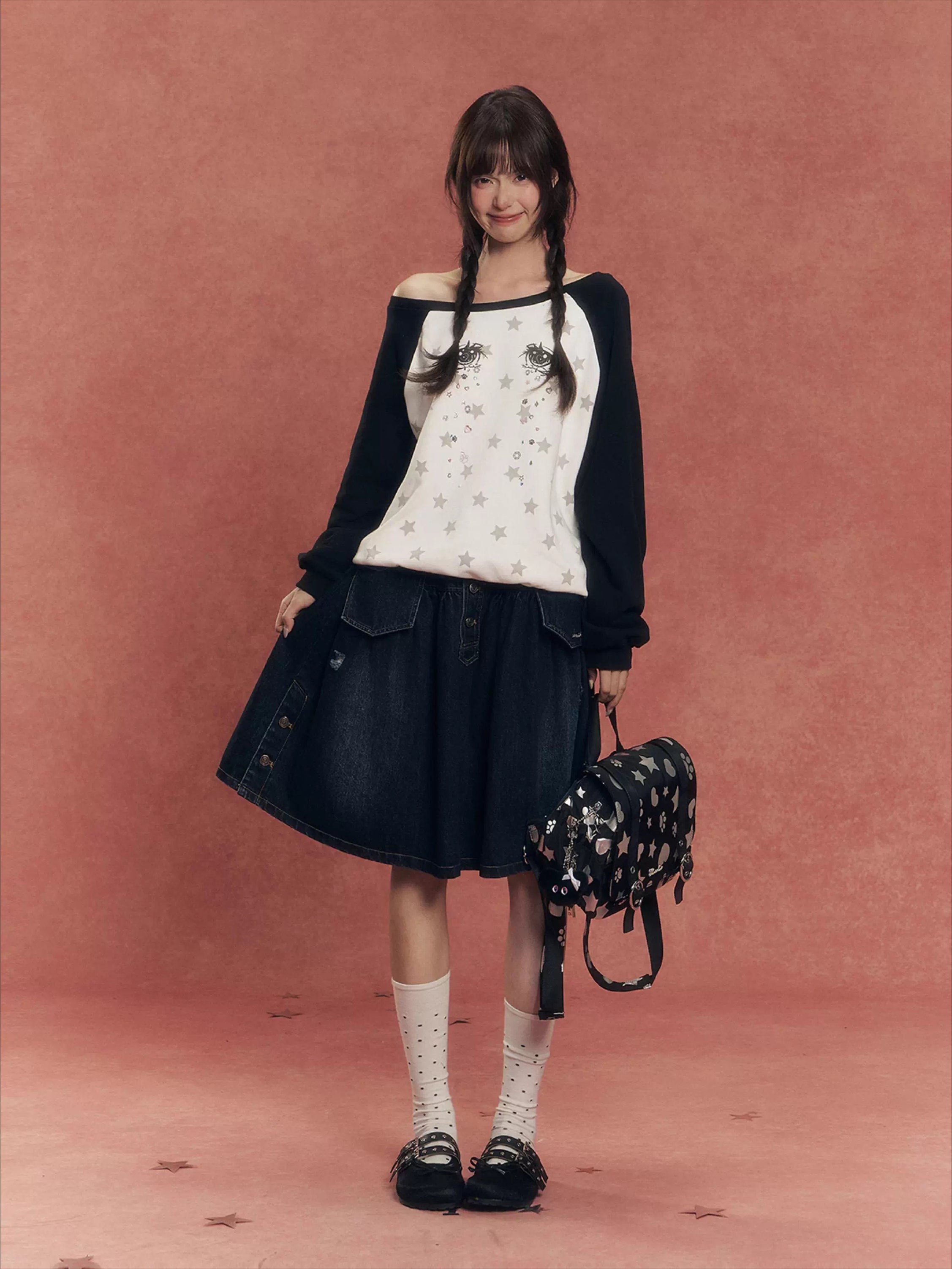 Star Paw Foil Flap Backpack