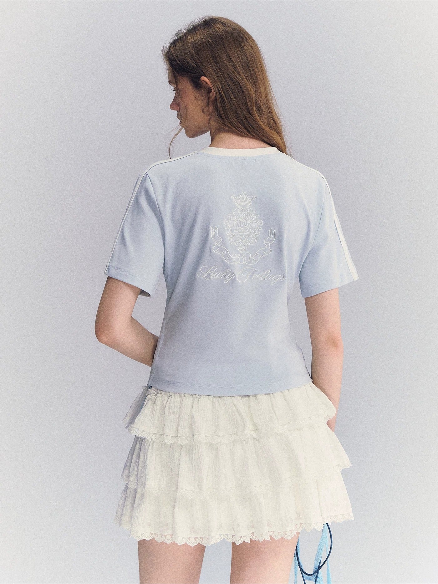 Contrast Drawstring Tee