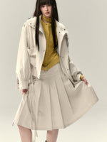 Plaid Patchwork Oversized Large Pockets Jacket