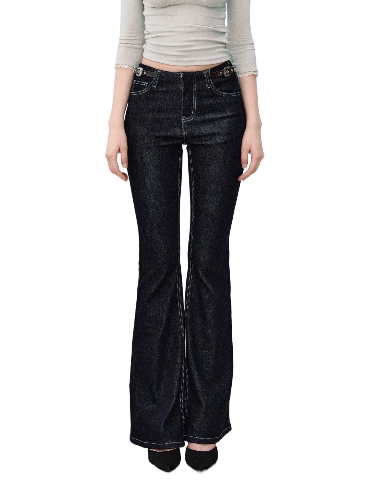 Navy &amp; Blue Vintage Flare Jeans