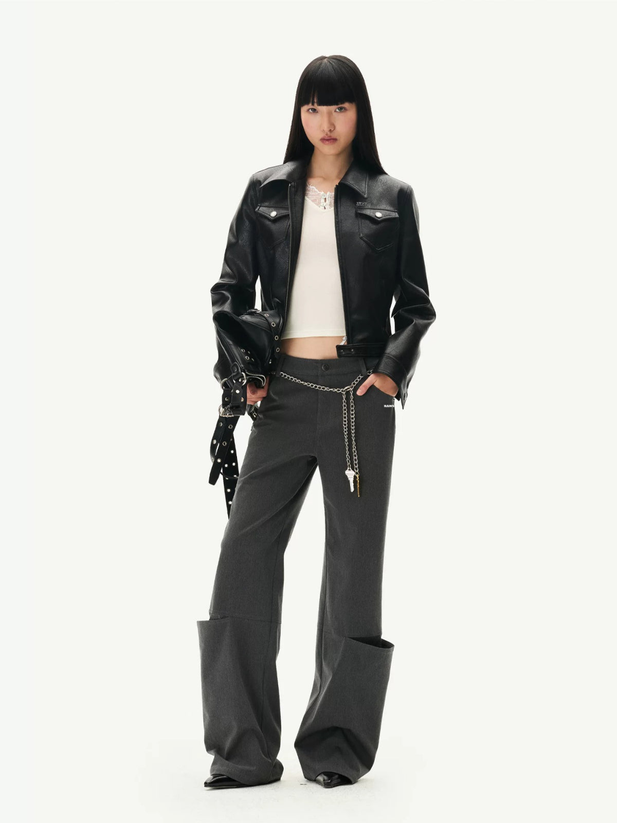 Storm Rider Textured Leather Jacket