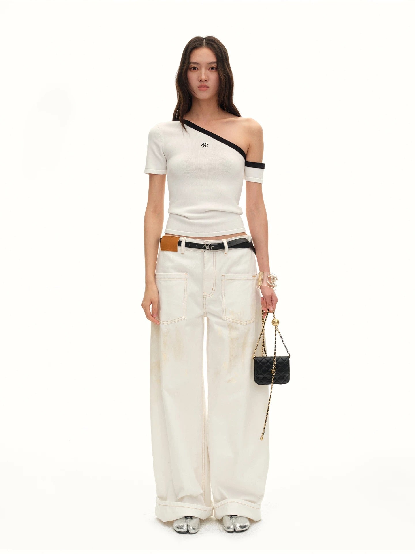 Asymmetric Sculpt Tee