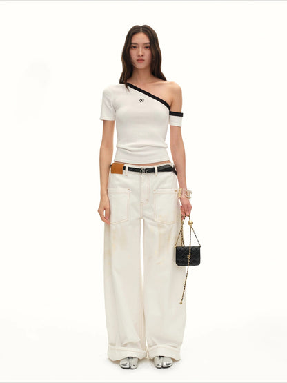 Asymmetric Sculpt Tee