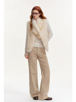 Fox Fur Vest & Scarf Set