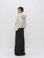 Pleated Wide Leg Wool Pants