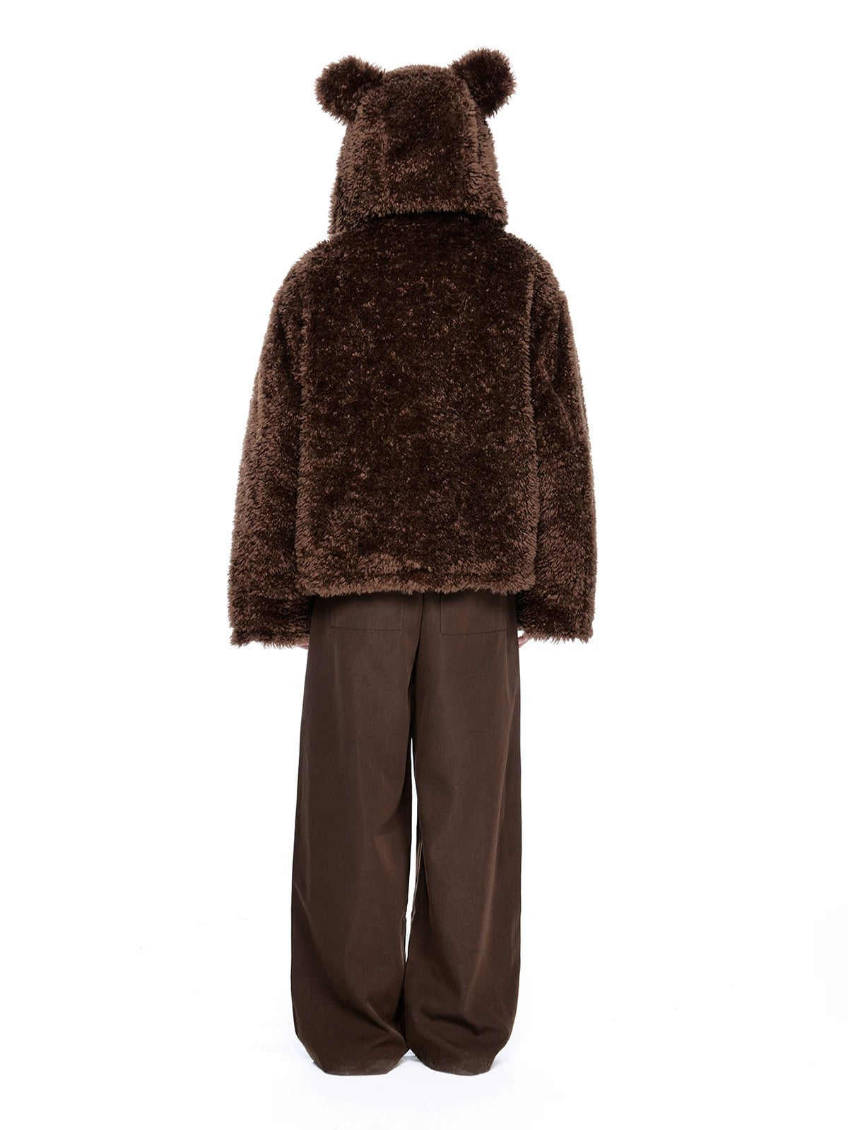 Detachable Hood Sherpa Padded Coat